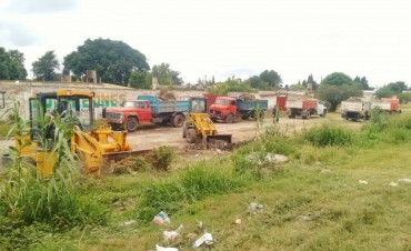 Mirolo supervis&oacute; un importante despliegue de limpieza en avenida Libertador