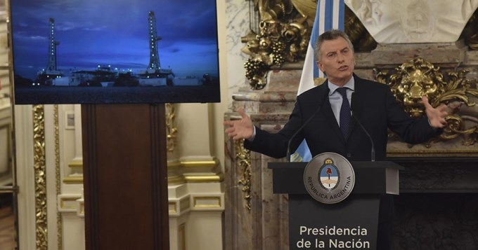 Macri augur&oacute; una "revoluci&oacute;n del trabajo" por Vaca Muerta