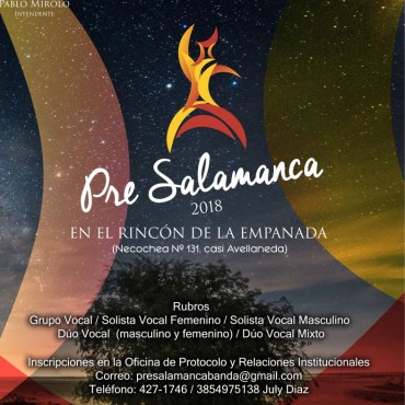 Pre Salamanca 2018 inicia sus inscripciones para nuevos talentos