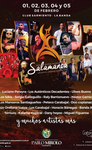  El Festival de La Salamanca nuevamente declarado de Inter&eacute;s Tur&iacute;stico Nacional