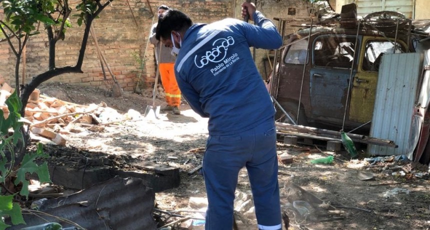  Nuevo operativo del programa &ldquo;Tu patio limpio&rdquo; en el B&ordm; Villa Rosita 