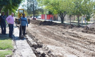 Pavimentan uno de los accesos al barrio 25 de Mayo Ampliaci&oacute;n