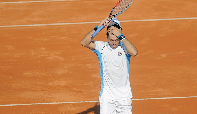 Berlocq se acord&oacute; tarde ante Seppi y Argentina qued&oacute; al borde del adi&oacute;s