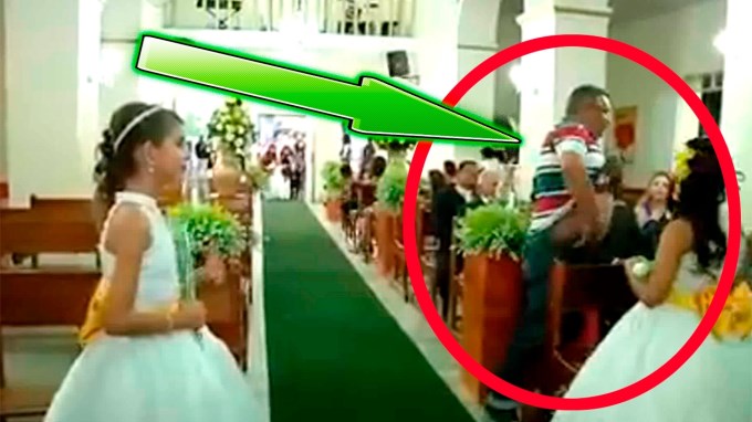 Entr&oacute; a los tiros en una iglesia en pleno casamiento