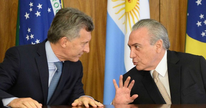 Macri propuso a Brasil ser "aliados del siglo XXI"