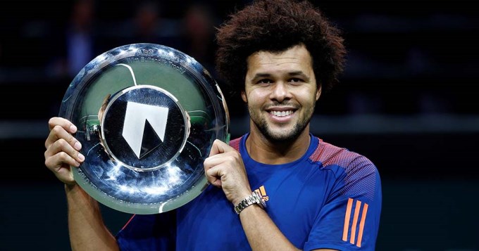 Tsonga fue campe&oacute;n Rotterdam