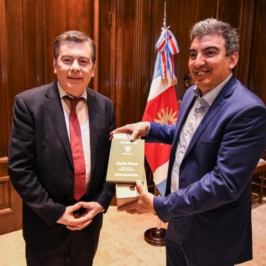 El mandatario provincial se reunió con Iván Camaño, nuevo subsecretario de Cultura de la Nación