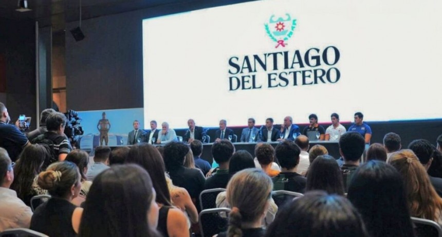 EL Gobernador Elías Suárez participó del anuncio oficial del partido entre Los Pumas e Inglaterra en el Madre de Ciudades