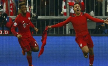El Bayern M&uuml;nich dio vuelta el resultado en el alargue, le gan&oacute; a la Juventus y pas&oacute; a cuartos