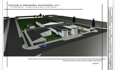  El intendente Mirolo anunci&oacute; el inicio de la primera etapa de la obra de la Escuela Primaria Municipal