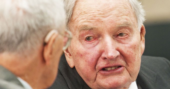 A los 101 a&ntilde;os muri&oacute; el m&iacute;tico banquero David Rockefeller