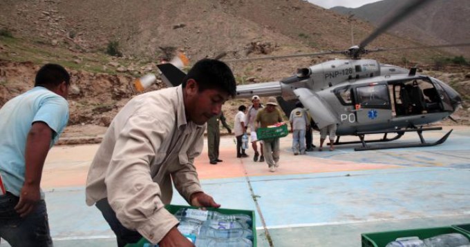 Argentina envi&oacute; avi&oacute;n con ayuda a Per&uacute; tras la cat&aacute;strofe