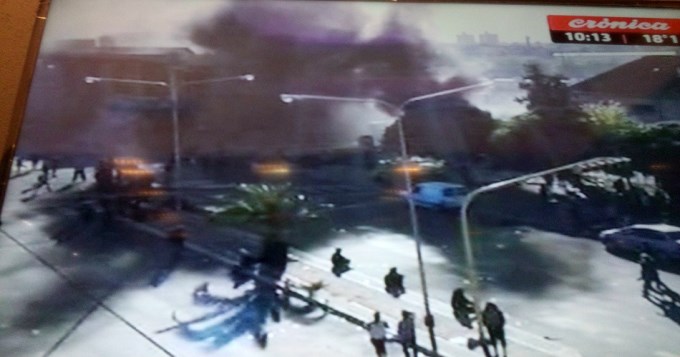 Caos, fuego y disturbios en la terminal de Olavarr&iacute;a