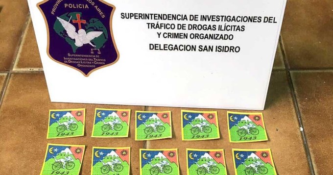 Capturaron a dos "Hofmann Boys" con 65 mil dosis de LSD 