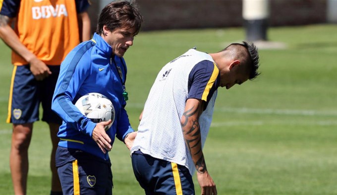 Mala pata: Insaurralde lesion&oacute; a Centuri&oacute;n en la pr&aacute;ctica