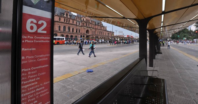 Paro nacional del 6 de abril sin transportes