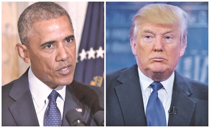 Trump le apunt&oacute; a Obama por protestas