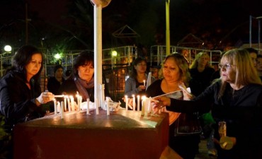 Con un amplio acompa&ntilde;amiento, la Municipalidad de La Banda dijo &ldquo;Basta de femicidios&rdquo;
