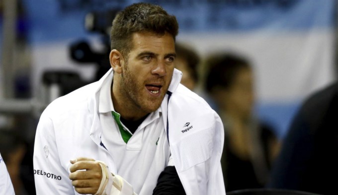 Delpo sembr&oacute; dudas sobre su participaci&oacute;n en la Davis
