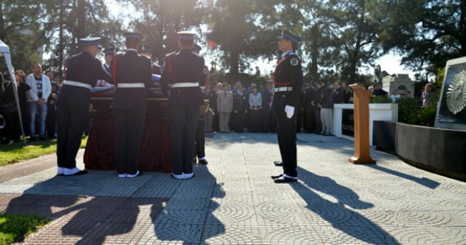 Inhumaron restos del polic&iacute;a asesinado en San Mart&iacute;n