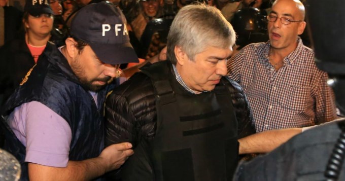 L&aacute;zaro B&aacute;ez volvi&oacute; a prisi&oacute;n y qued&oacute; internado en Ezeiza