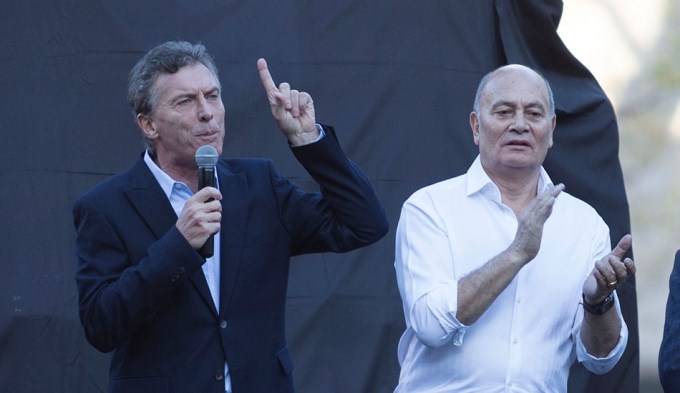 Macri tendr&aacute; su propio 1&ordm; de mayo con Venegas