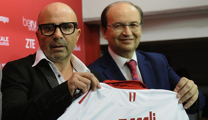 Sevilla admiti&oacute; que la AFA busca a Sampaoli