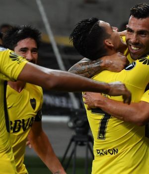 Con "flechazo del Apache", Boca empat&oacute; con Palmeiras 