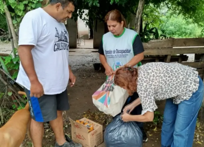 Diferentes &aacute;reas municipales trabajaron en la asistencia a vecinos tras el temporal