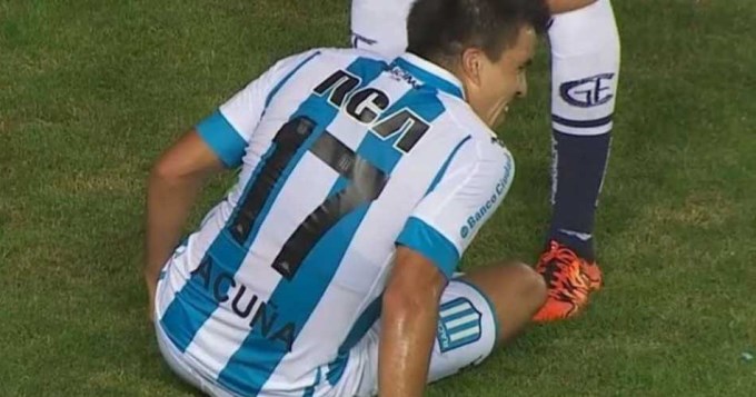 Acu&ntilde;a se desgarr&oacute; y se pierde el cl&aacute;sico con Independiente