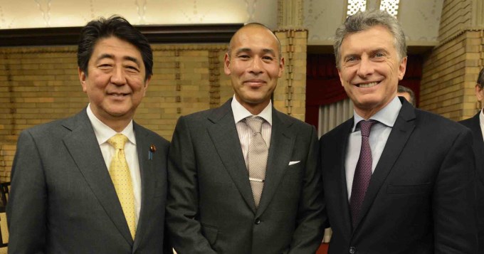 Macri se reencontr&oacute; con Takahara en Jap&oacute;n