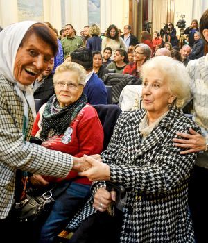 Estela de Carlotto: "Peleamos como leonas por nuestros nietos"