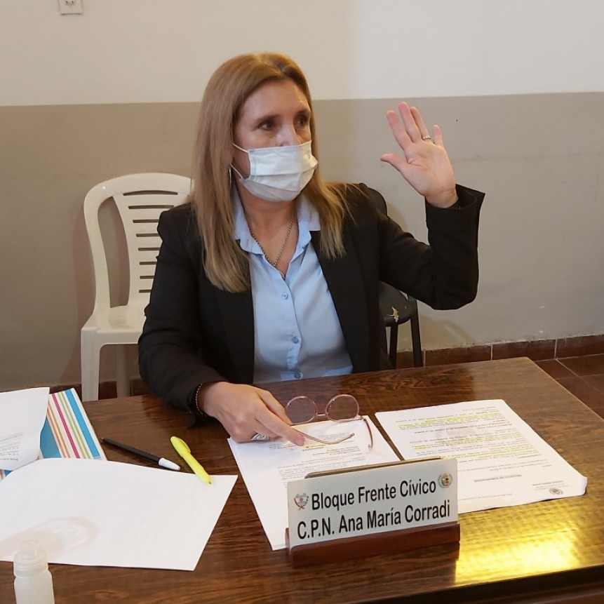 CORRADI IMPULS&Oacute; IMPORTANTES PROYECTOS EN EL DELIBERANTE BANDE&Ntilde;O 