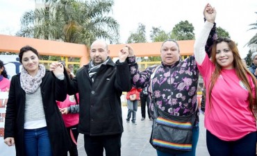 Se realiz&oacute; la marcha " Vivas nos queremos" en La Banda