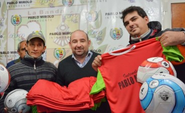 El municipio contin&uacute;a brindando su apoyo a clubes de f&uacute;tbol de la ciudad  
