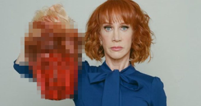 Esc&aacute;ndalo mundial por presentadora que "decapit&oacute;" a Trump