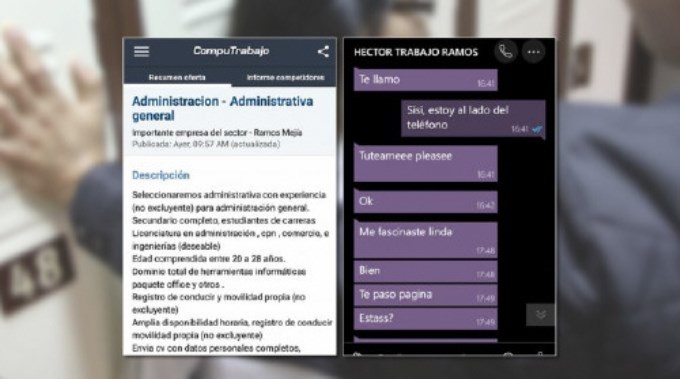 Falso empleador las contactaba y las acosaba sexualmente