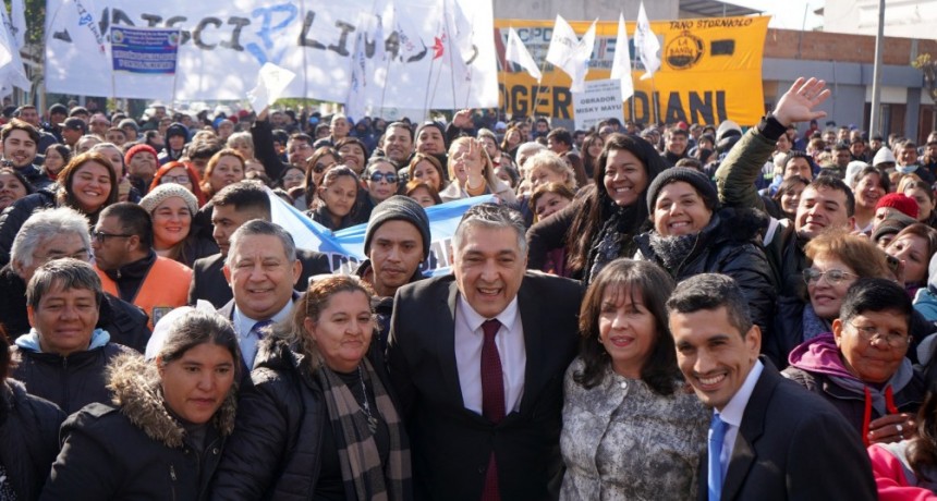  El Mensaje Anual del intendente Ing. Roger Nediani contó con un multitudinario acompañamiento 