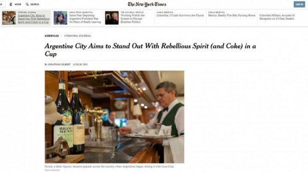 La pasión cordobesa por el fernet con Coca, en la mira del New York Times
