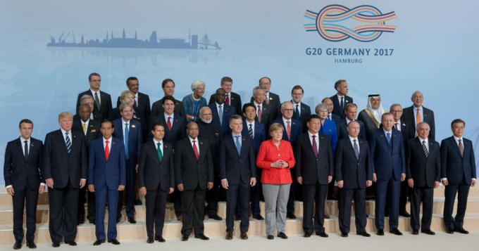 Comenz&oacute; la cumbre del G-20 en Hamburgo