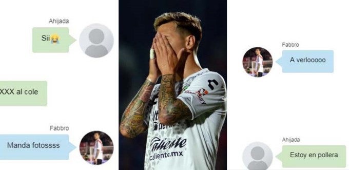 Filtran los chats hot de Fabbro con su ahijada menor