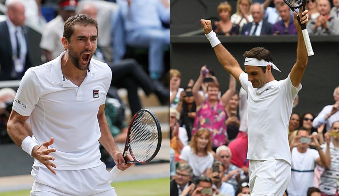 La leyenda Federer y el "debutante" Cilic se disputar&aacute;n Wimbledon