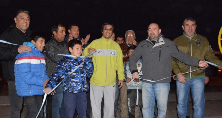 Mirolo inaugur&oacute; una plaza saludable y particip&oacute; de los festejos del Club Deportivo y Social del Mishqui Mayu   