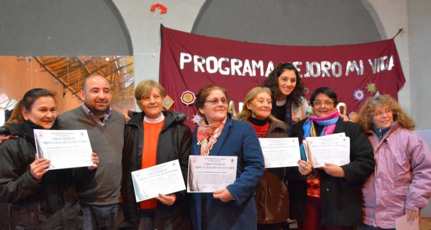 M&aacute;s de quinientos beneficiarios del programa municipal &ldquo;Mejoro mi vida&rdquo; recibieron certificados de capacitaci&oacute;n