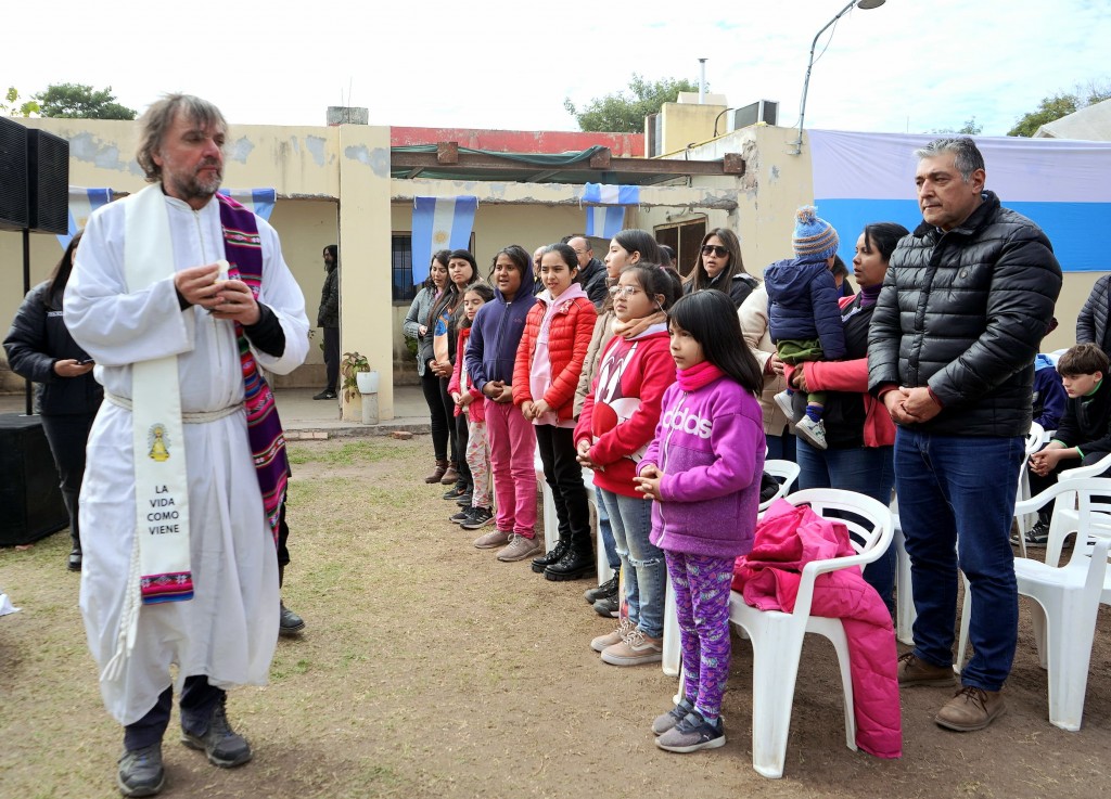 Nediani participó en el encuentro solidario de la Parroquia de Lourdes