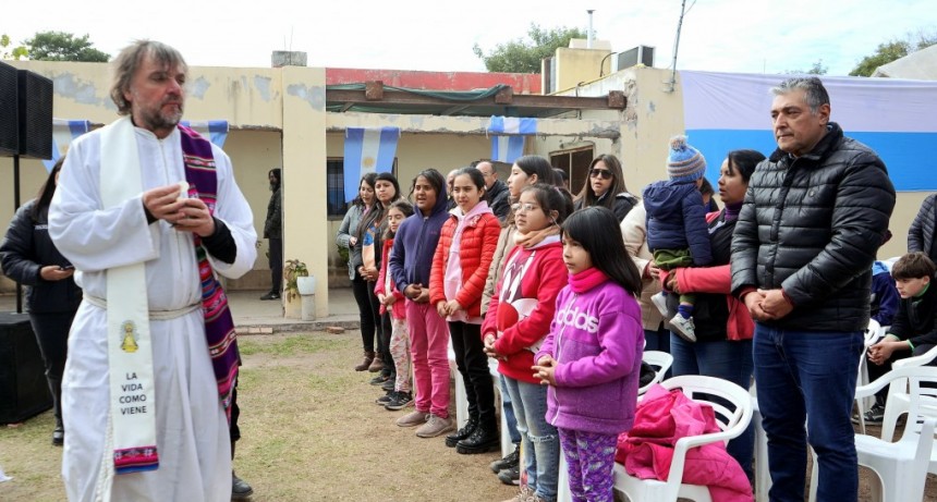 Nediani participó en el encuentro solidario de la Parroquia de Lourdes