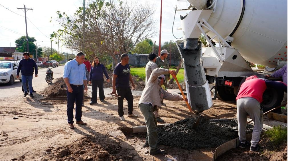Iniciaron los trabajos de mejoramiento de calles en el B&deg; Bajo de Vertiz