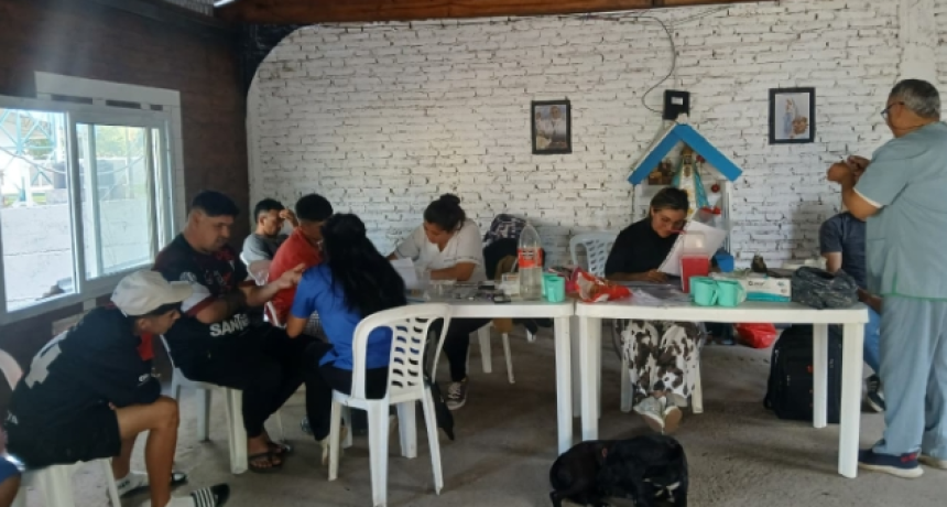 Se realiz&oacute; una jornada de promoci&oacute;n de la salud en el Hogar de Cristo 