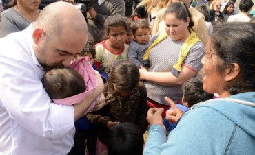  La campa&ntilde;a &ldquo;Todos somos uno&rdquo; lleg&oacute; al barrio Gorrini