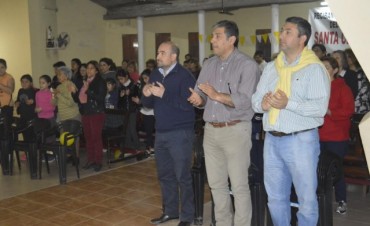  El intendente Mirolo particip&oacute; de la fiesta patronal de Santa Clara